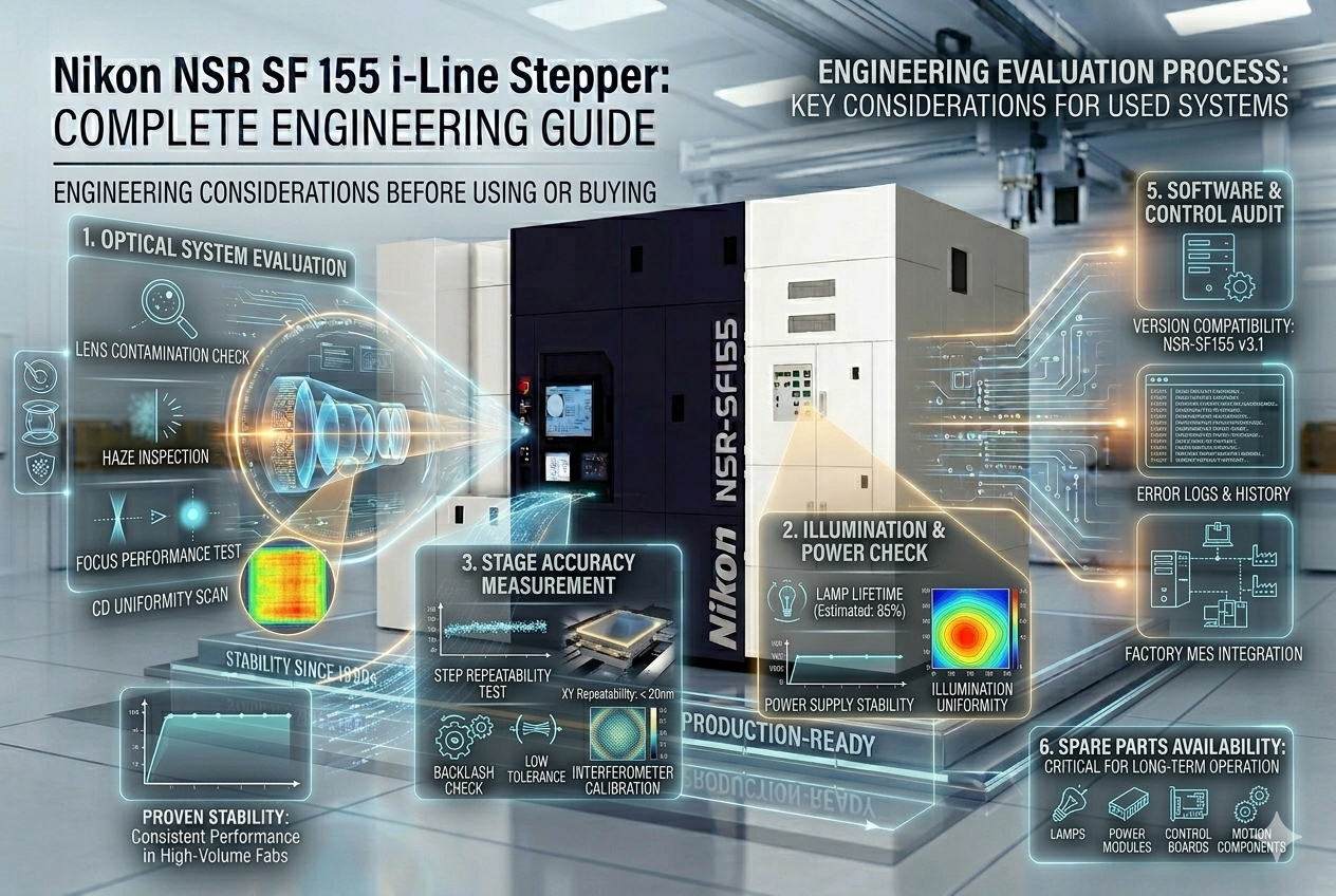 Nikon NSR SF 155 i-Line 步进式光刻机