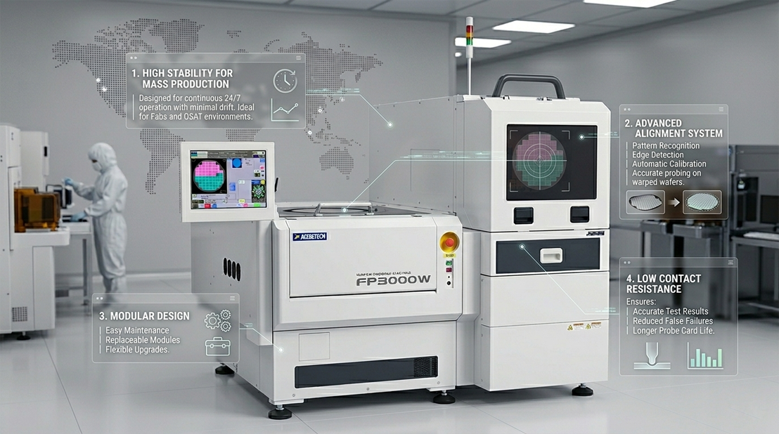 TSK FP 3000 探针台特性