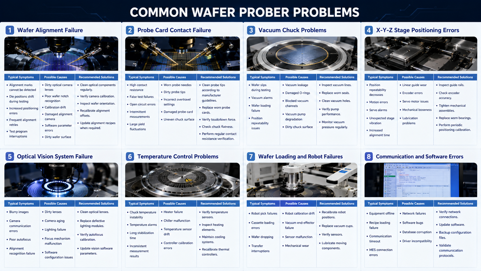 Common Wafer Prober Problems